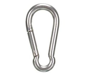 MOSQUETON SIN OJO 60mm INOX KONG