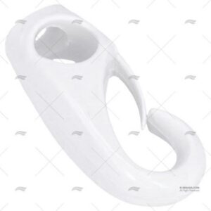 MOSQUETON NYLON 10mm  3/8"  BLANCO (4ud)